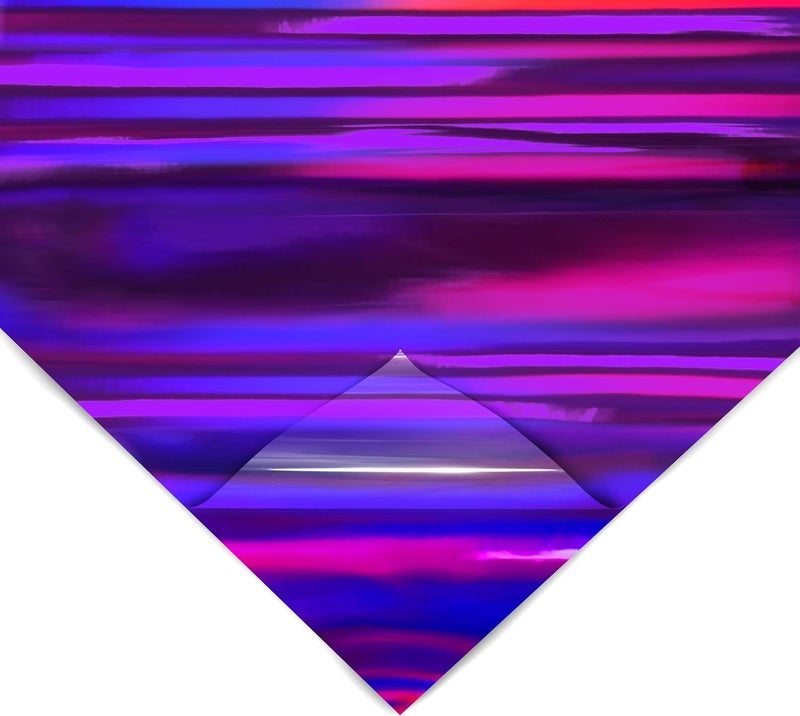 VViViD Holographic Chrome Purple Vinyl Wrap DIY Air-Release Adhesive Film 1.5ft x 5ft - Image 4